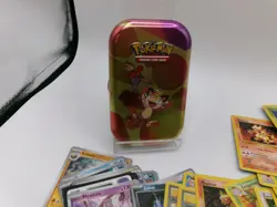 Large Bundle of Assorted Pokemon Cards with Collectible Tin - Mixed Set - Image 5