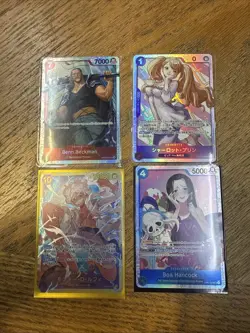 Lot of 4 One Piece Cards English/Japanese - Image 1