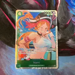 One Piece Card Game - Nami - OP14-031 (SR) - The Azure Sea’s Seven - English - Image 1