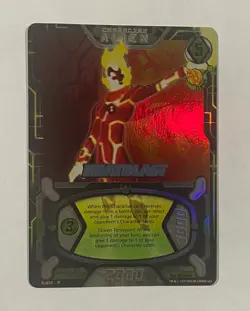BEN 10 CCG ** 1ST EDITION ** RARE C-037 HEATBLAST SILVER FOIL CARD - Image 1