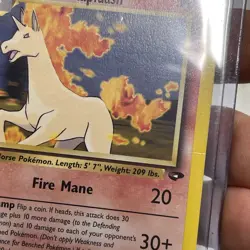 Blaine's Rapidash 33/132 Gym Challenge Uncommon Pokemon TCG 2000 LP Pokemon Card - Image 2
