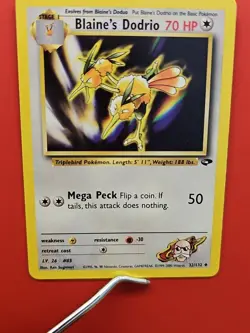 Pokemon TCG Blaine's Dodrio Gym Challenge 32/132 Unlimited Uncommon Card - Image 1