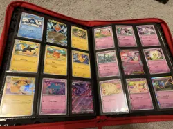 🔥 Phantasmal Flames 100% Complete Master Base Set Cards w IR, EX, Etc. & Binder - Image 3