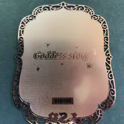 Goddess Story Gold METAL Card - Serial Number #016/100! Emilia Anime **READ** - Image 1