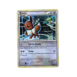 Eevee Pokemon Card 48/90 HeartGold SoulSilver Common TCG Nintendo - Image 1