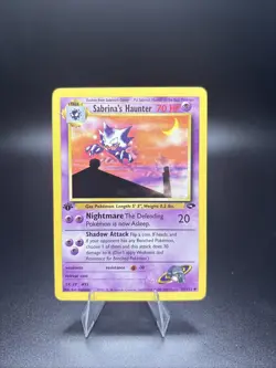 Pokemon Card - Sabrina's Haunter Gym Challenge 55/132 Uncommon 1st Edition NM - Image 1