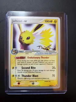 Pokemon TCG Jolteon EX Card World Championships 2007 Delta Species 109/113 - Image 1