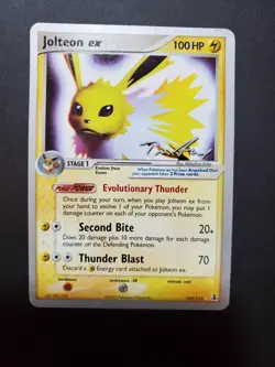 Pokemon TCG Jolteon EX Card World Championships 2007 Delta Species 109/113 - Image 2