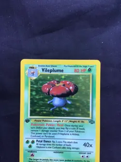 Pokemon Cards: Jungle 1st Edition Rare Holo: Vileplume 15/64 - Image 2