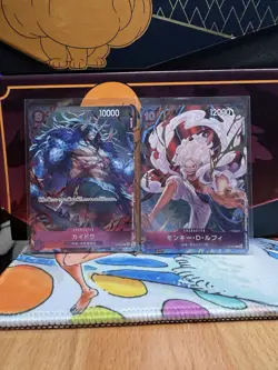 ONE PIECE Card Game - Kaido P-040 Monkey D. Luffy P-041 Promo Japanese set - Image 1