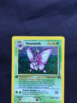 Pokemon Cards: Jungle 1st Edition Rare Holo: Venomoth 13/64 - Image 2
