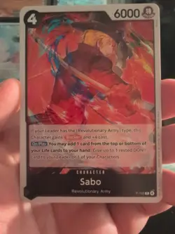 Sabo P-105 Promo | One Piece Card Game | English | NM | New - Image 1