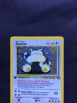 Pokemon Cards: Jungle 1st Edition Rare Holo: Snorlax 11/64 - Image 2