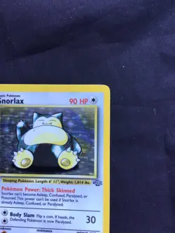 Pokemon Cards: Jungle 1st Edition Rare Holo: Snorlax 11/64 - Image 4