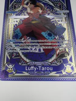 ST18-005 SP SR LUFFY-Tarou One Piece Card- English Fist Of Divine Speed TCG - Image 4