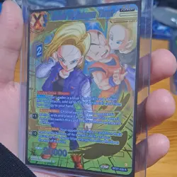 Bandai Dragon Ball Super Card Game Android 18 Unknown Threat BT27 Foil Unison B. - Image 2