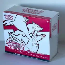 POKEMON CENTER WHITE FLARE ELITE TRAINER BOX ETB TRADING CARDS SCARLET & VIOLET - Image 1