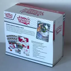 POKEMON CENTER WHITE FLARE ELITE TRAINER BOX ETB TRADING CARDS SCARLET & VIOLET - Image 2