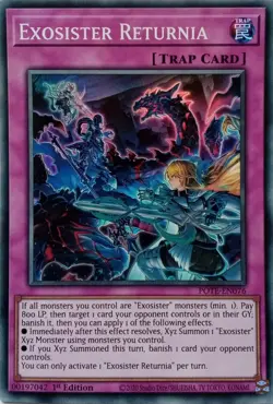 POTE-EN076 EXOSISTER RETURNIA SUPER RARE 1ST EDITION YuGiOh CARD - Image 1