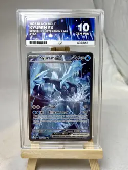 ACE 10 Kyurem EX 165/086 Black Bolt SIR Holo Pokemon Card - Gem Mint - Image 1