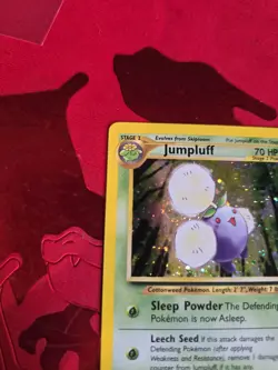LP Jumpluff Holo Ultra Rare 7/111 Neo Genesis Pokemon Card - Image 4