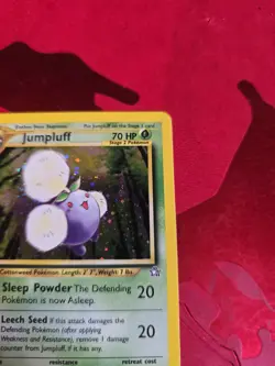 LP Jumpluff Holo Ultra Rare 7/111 Neo Genesis Pokemon Card - Image 5