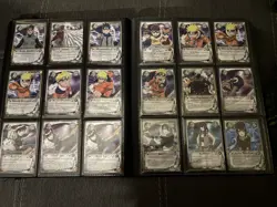 Naruto TCG Card Game HUGE Binder Lot - Holos, Rares, Characters, Sasuke Tin - Image 5