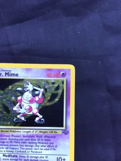 Pokemon Cards: Jungle 1st Edition Rare Holo: Mr. Mime 6/64 - Image 4