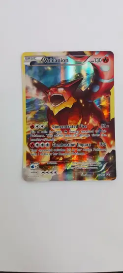 Volcanion XY185 Black Star Promo Card Near Mint - Image 1