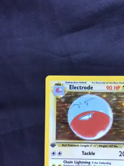 Pokemon Cards: Jungle 1st Edition Rare Holo: Electrode 2/64 - Image 3