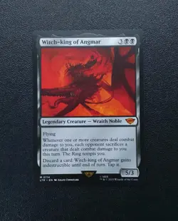 Witch King Of Angmar mtg Mythic 0114 Magic The Gathering Lord Of The Rings - Image 1