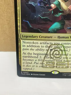 Toph, the First Metalbender TLA-0247 Foil Rare LP MTG Avatar The Last Airbender - Image 5