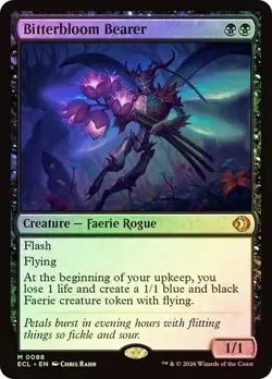 MTG Lorwyn Eclipsed Bitterbloom Bearer 0088 FOIL NM - Image 1
