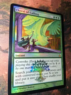 MTG FOIL Chord Of Calling Ravnica: City Of Guilds NM Clean! - Image 2