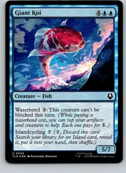 Giant Koi - TLA - FOIL - 53 - MTG - Image 1