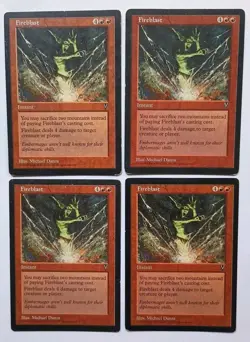 Visions MTG Playset Fireblast Magic - Image 1