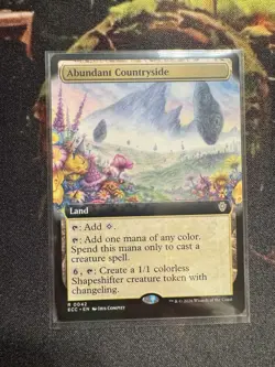 Abundant Countryside (Extended Art) Commander: Lorwyn Eclipsed Regular - Image 1