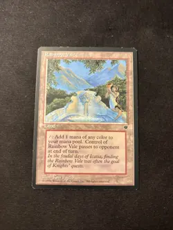 Rainbow Vale Fallen Empires Mtg NM - Image 1