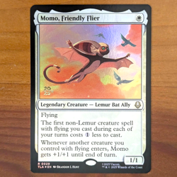 Momo, Friendly Flier - Prerelease Foil Promo - Avatar MTG - Image 1