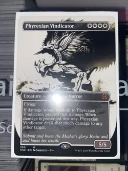 Phyrexian Vindicator (Showcase) Phyrexia: All Will Be One MYTHIC - Image 2