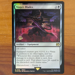 Ninja's Blades - Prerelease Foil Promo - Final Fantasy XIV MTG FF14 - Image 1