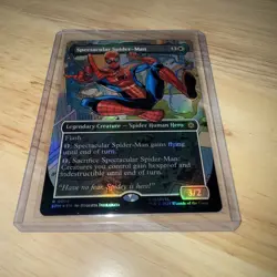 Spectacular Spider-Man (0014 ) (Borderless) (Textured Foil) - Image 3