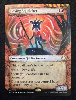 Hexing Squelcher (Showcase) - MTG #317 Lorwyn Eclipsed - NM/MINT - Image 1