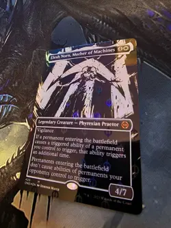 Mtg - Elesh Norn, Mother Of Machines *Borderless Step And Compleat Foil ZN001* - Image 1