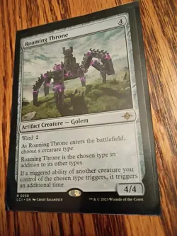 MTG Roaming Throne - The Lost Caverns of Ixalan (LCI) #0258 Magic the Gathering - Image 1