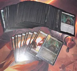 Warhammer 40k Commander Deck Necron Dynasty Nm Sleeved Mtg Complete - Image 2