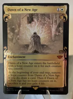2023 MTG TLOTR: Tales of Middle-earth #456 Dawn of a New Age Scrolls Foil NM - Image 2