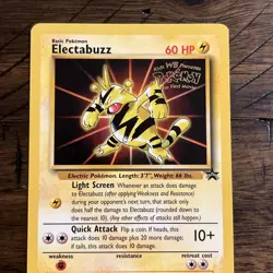 Pokemon TCG Electabuzz Wizards Black Star Promos 2 Regular Promo Movie #2 1999 - Image 4