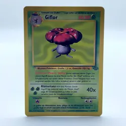 Pokemon TCG Karte - Giflor Rare Deutsch 1999 Vintage 31/64 Excellent Dschungel - Image 1