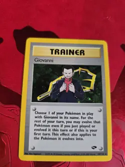 NM+ Giovanni Holo Ultra Rare 18/132 Gym Challenge Pokemon Card - Image 1